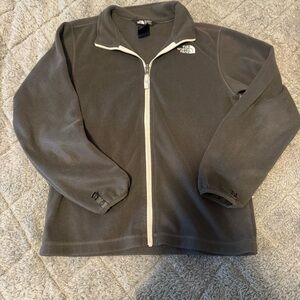 The North Face Boys Large 14-16 Gray Fleece Zip Up Jacket